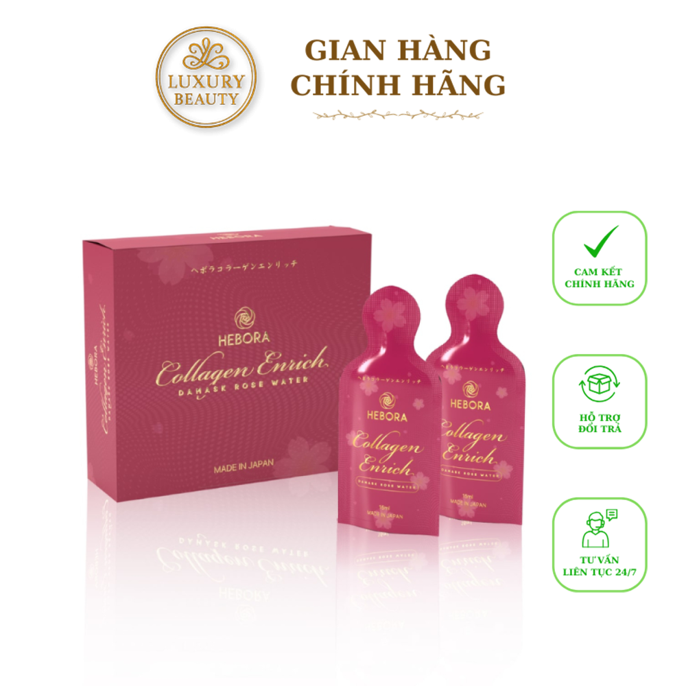 Nước Uống Hebora Collagen Enrich 28 Túi Từ Nhật Bản