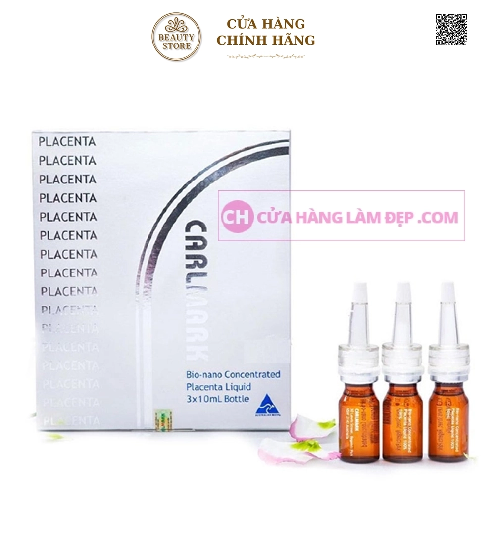 Tinh Chất Tế Bào Nhau Thai Cừu CARLMARK BIO NANO Kỳ Duyên House (3x10ml)