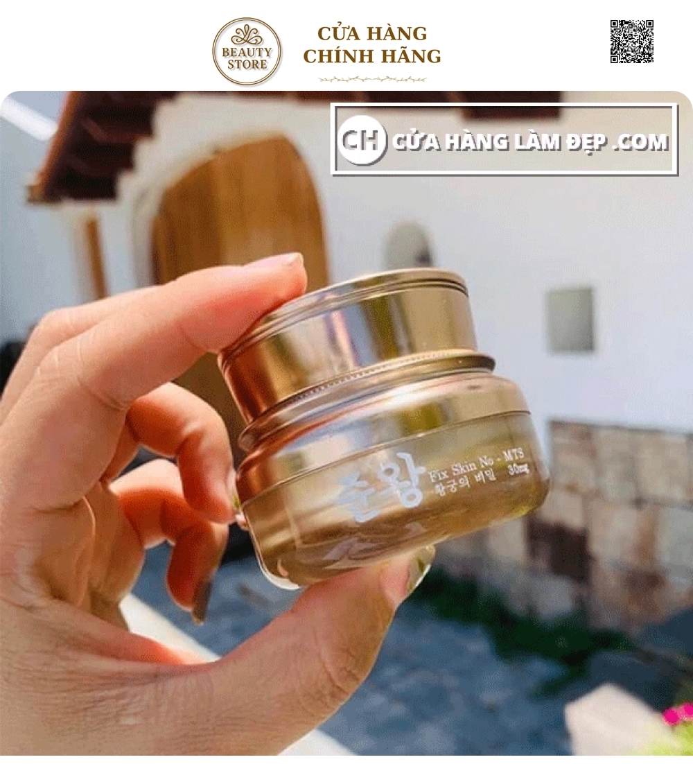 Kem giảm Sẹo Rỗ Đông Y Genie Non Fix Skin MTS Hoàng Cung Hàn Quốc