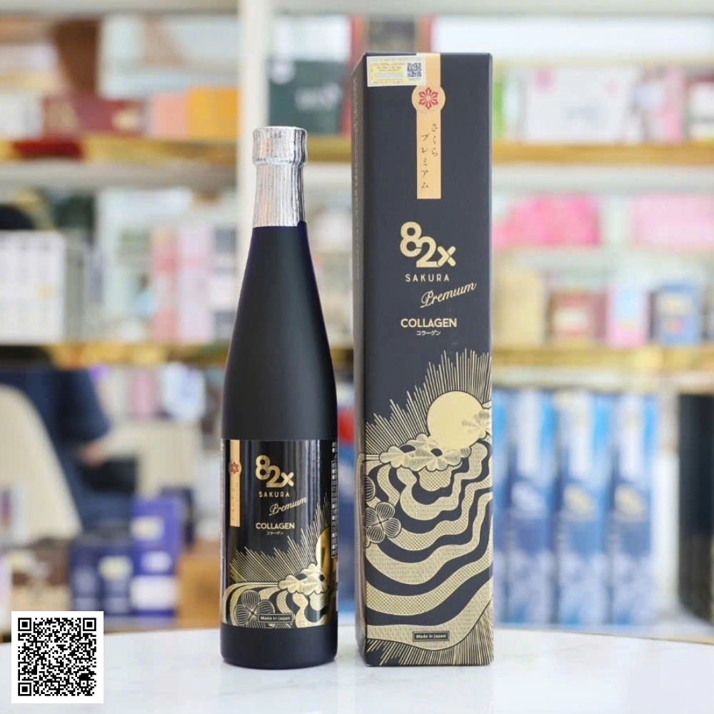 Nước Uống 82x Collagen Sakura Tái Tạo Da Săn Chắc ,Trắng Sáng