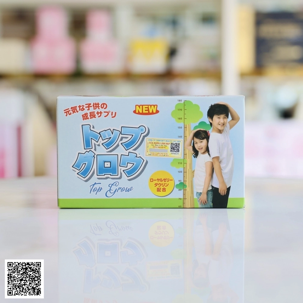 Siro Vitamin Top Grow Jpanwell Hỗ Trợ Tăng Chiều Cao Cho Trẻ Nhật Bản 30ml x 10 Chai
