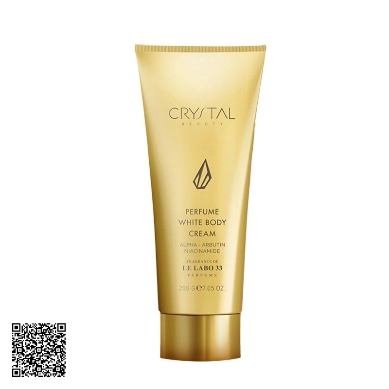 Kem Dưỡng Thể Body Crystal Perfume White Body Cream Hương Nước Hoa Le Labo 33 Của Mỹ 200gr
