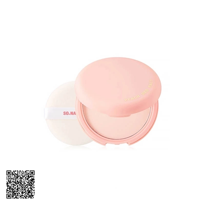 Phấn Bột Dành Cho Nách So.Natural Peach Dao Pact Của Hàn Quốc 10g