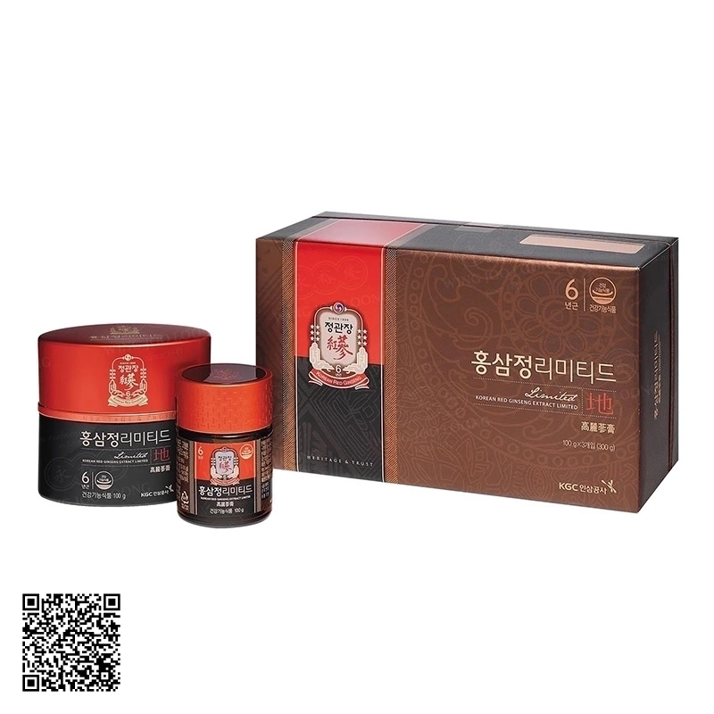 Cao Địa Sâm KGC Korean Red Ginseng Extract Limited Của Hàn Quốc 3 Lọ/Hộp