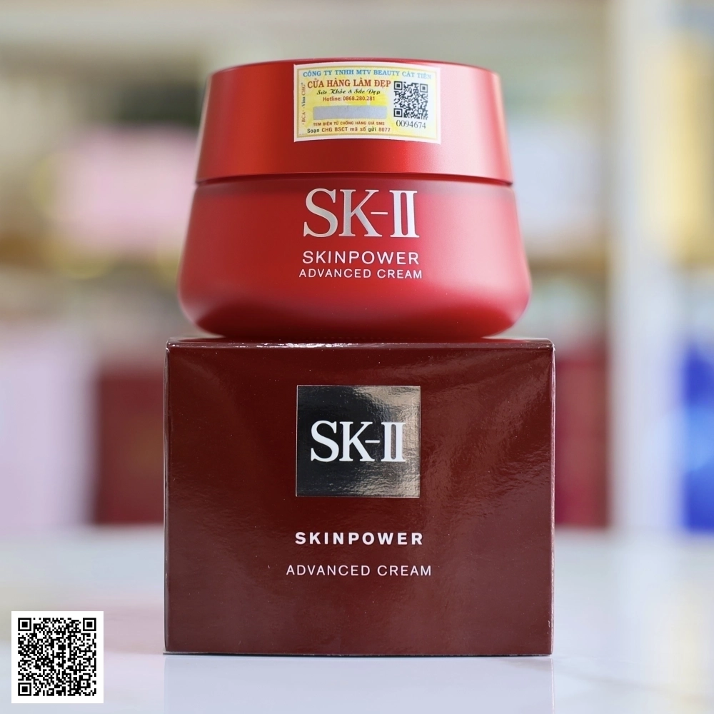 Kem Dưỡng Chống Lão Hóa Cấp Ẩm Da SK-II Skinpower Advanced Cream Nhật Bản 80g