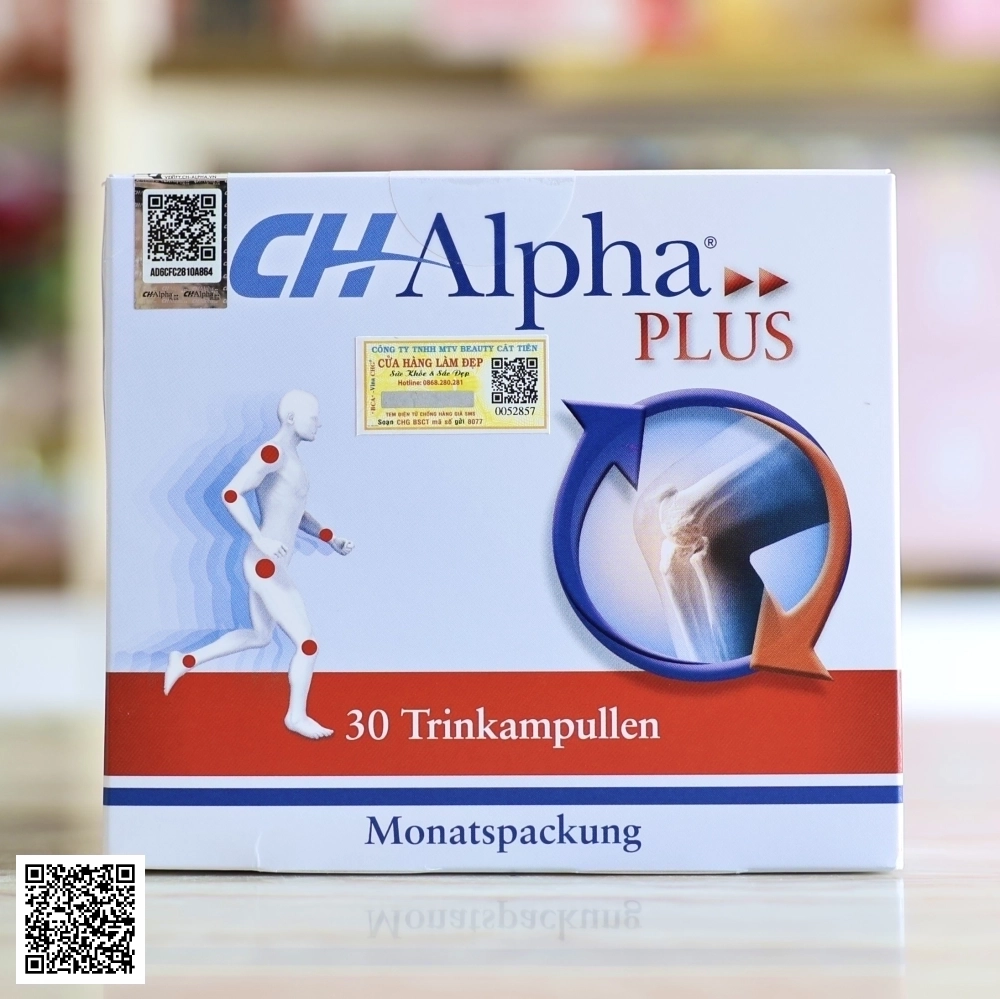 Nước Uống Collagen CH Alpha Plus Hỗ Trợ Xương Khớp Từ Đức 30 Ống