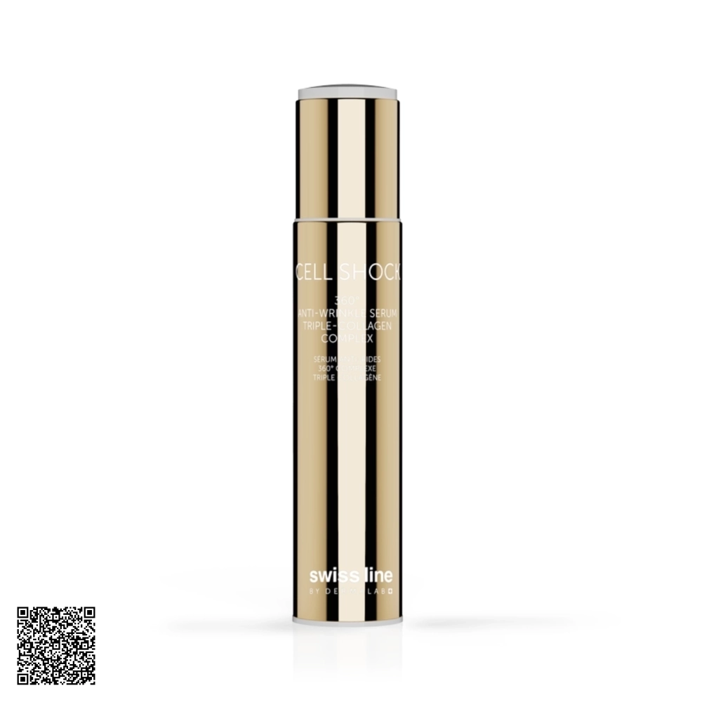 Huyết Thanh Xóa Nhăn Swissline Cell Shock Anti-Wrinkle Serum Triple - Collagen Complex Từ Thuỵ Sĩ 30ml