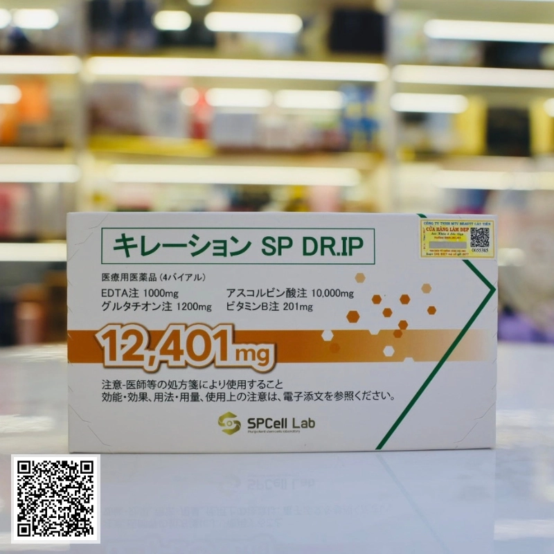 Spcell Lab SP DR.IP 12,401mg Truyền thải độc kim loại nặng 1 Set